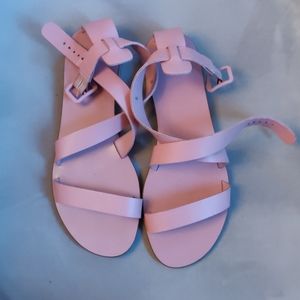 Everlane sandals size 8 pink